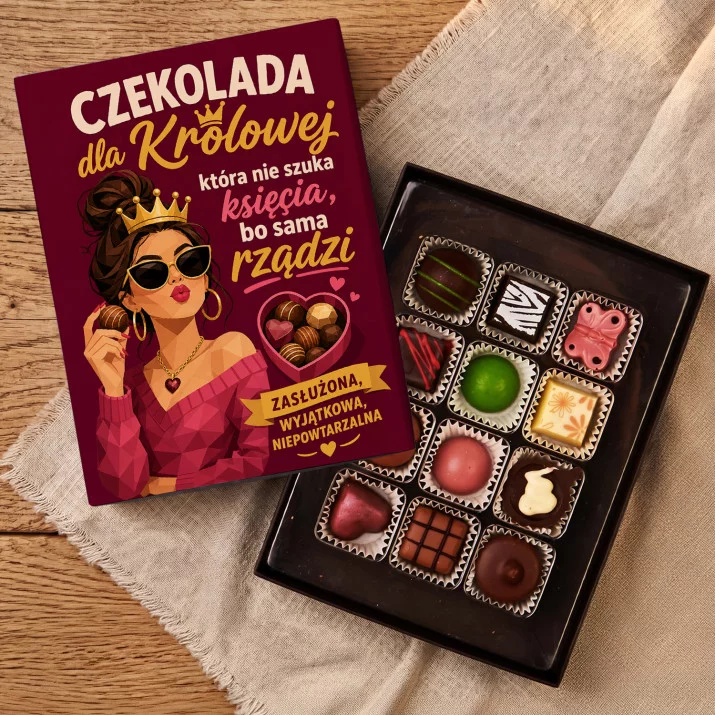 Czekoladki Na Gwiazdkę Prezent Dla Kobiety: Czekolada Dla Królowej Czekoladki Na Gwiazdkę Prezent Dla Kobiety: Czekolada Dla Królowej