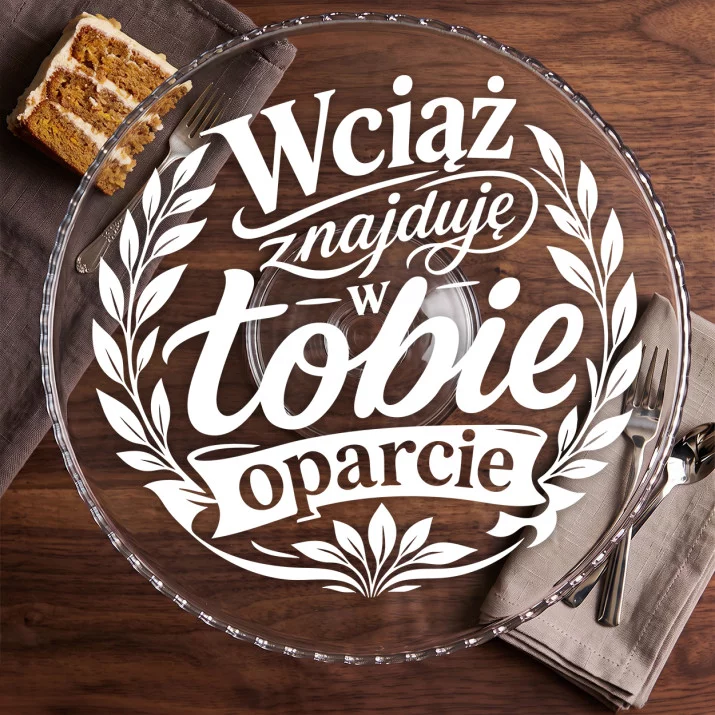 Patera Na Ciasto Na 35 Rocznice Ślubu Prezent Na Walentynki Dla Pary: Ciche Oparcie
