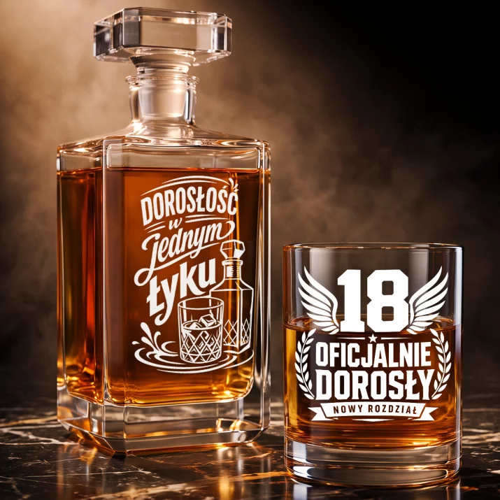 Zestaw Do Whisky Na 18 Urodziny Prezent Dla Mężczyzny: Toast Dorosłości Zestaw Do Whisky Na 18 Urodziny Prezent Dla Mężczyzny: Toast Dorosłości