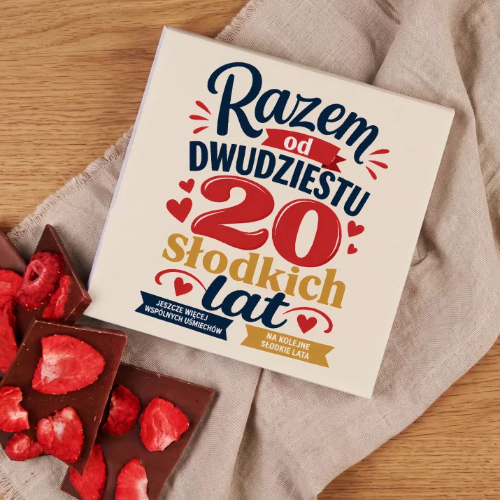 Czekolada Z Truskawkami Na 20 Rocznicę Ślubu Prezent Dla Pary: Słodki Jubileusz