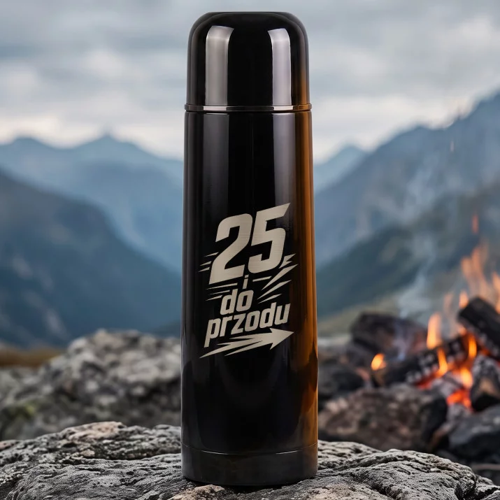 Termos 500ml Dla 25 Latka Prezent Na 25 Urodziny Dla Mężczyzny: 25 I Do Przodu Termos 500ml Dla 25 Latka Prezent Na 25 Urodziny Dla Mężczyzny: 25 I Do Przodu