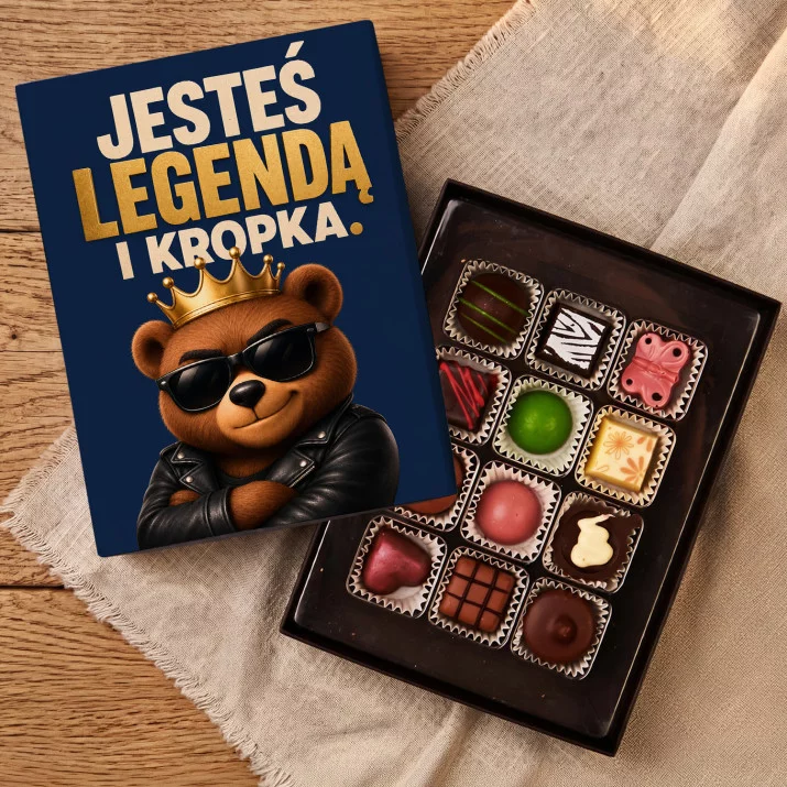 Czekoladki Na Dzień Chłopaka Prezent Dla Chłopaka Mężczyzny: Legenda I Kropka