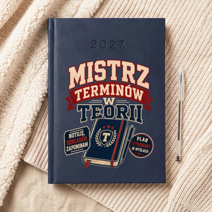 Kalendarz Książkowy A5 2027 Na Mikołajki Prezent Dla Mężczyzny: Retro Akademicki Humor Kalendarz Książkowy A5 2027 Na Mikołajki Prezent Dla Mężczyzny: Retro Akademicki Humor