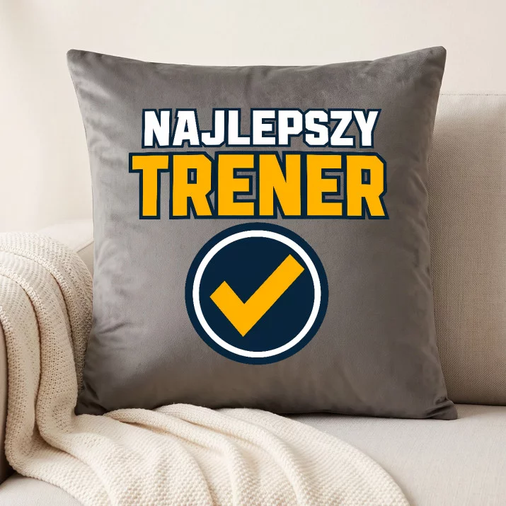 Poduszka Dekoracyjna Dla Trenera Prezent Dla Mężczyzny: Najlepszy Trener Poduszka Dekoracyjna Dla Trenera Prezent Dla Mężczyzny: Najlepszy Trener