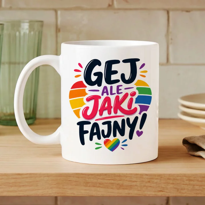 Kubek Z Nadrukiem Dla Geja Prezent Dla Mężczyzny: Fajny Gej Kubek Z Nadrukiem Dla Geja Prezent Dla Mężczyzny: Fajny Gej