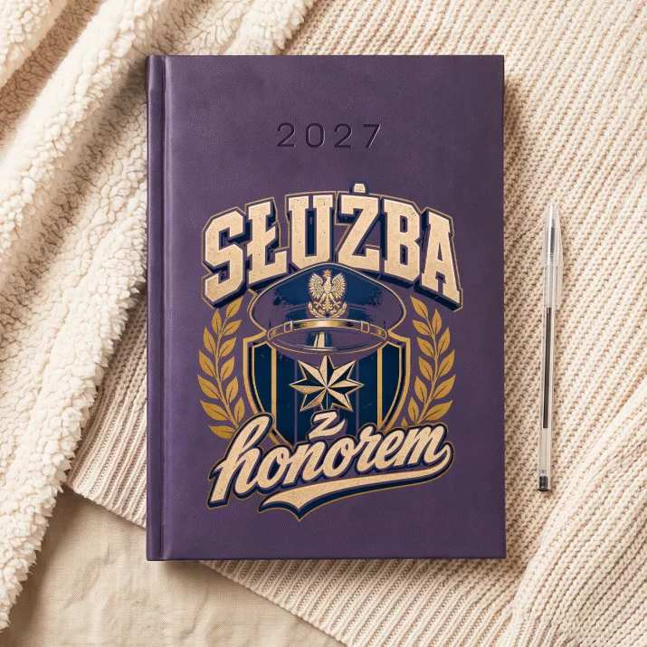 Kalendarz Książkowy A5 2027 Dla Policjantki Prezent Dla Kobiety: Emblemat Honoru Kalendarz Książkowy A5 2027 Dla Policjantki Prezent Dla Kobiety: Emblemat Honoru