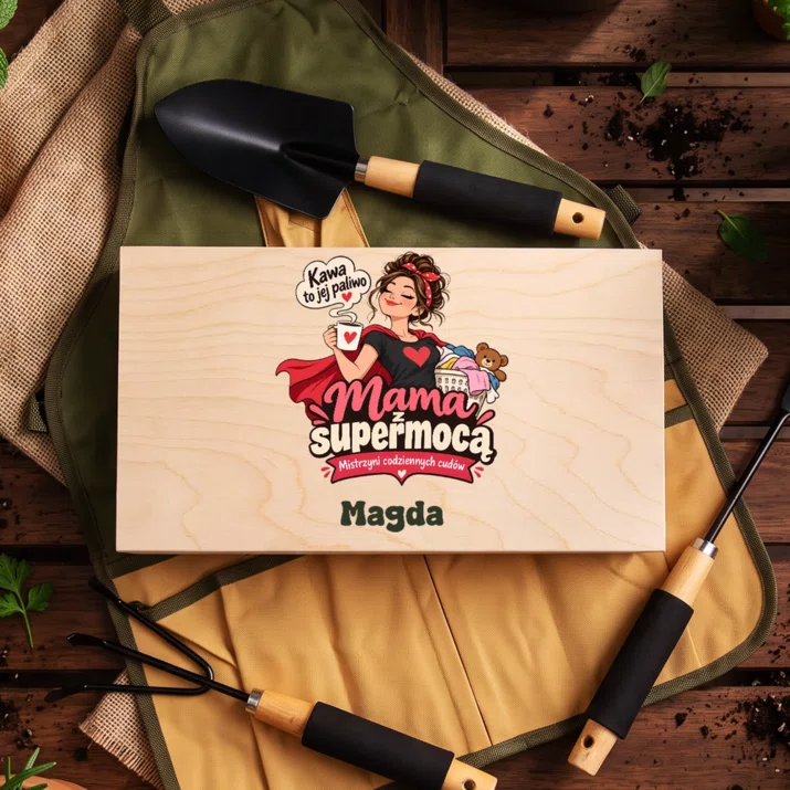 Zestaw Narzędzi Ogrodowych Na Dzień Mamy Prezent Dla Mamy Kobiety: Mama Z Supermocą Zestaw Narzędzi Ogrodowych Na Dzień Mamy Prezent Dla Mamy Kobiety: Mama Z Supermocą