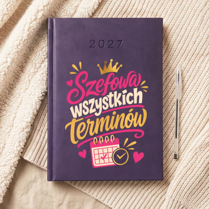 Kalendarz Książkowy A5 2027 Dla Żony Prezent Na Rocznicę Ślubu Dla Kobiety: Szefowa Planów Kalendarz Książkowy A5 2027 Dla Żony Prezent Na Rocznicę Ślubu Dla Kobiety: Szefowa Planów