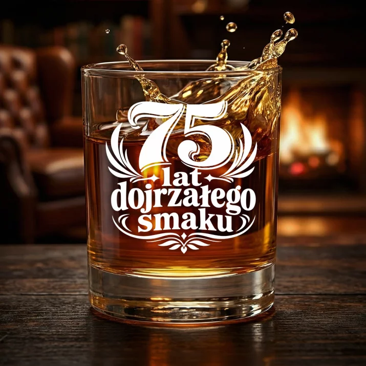 Szklanka Do Whisky Dla 75 Latka Prezent Na 75 Urodziny Dla Mężczyzny: 75 Lat Dojrzałego Smaku Szklanka Do Whisky Dla 75 Latka Prezent Na 75 Urodziny Dla Mężczyzny: 75 Lat Dojrzałego Smaku