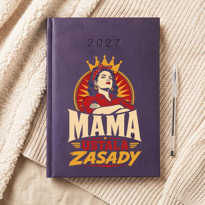 Kalendarz Książkowy A5 2027 Dla Mamy Prezent Na Dzień Mamy Dla Kobiety: Manifest Mamy