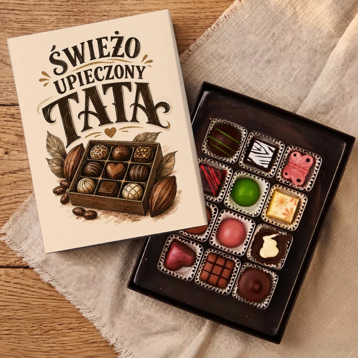 Czekoladki Dla Świeżo Upieczonego Taty Prezent Na Dzień Ojca Dla Mężczyzny: Świeżo Upieczony Tata