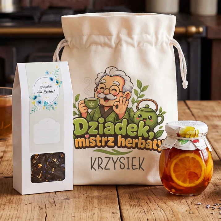 Zestaw Herbaciany Dla Dziadka Prezent Na Dzień Dziadka Dla Mężczyzny: Herbaciany Mistrz Zestaw Herbaciany Dla Dziadka Prezent Na Dzień Dziadka Dla Mężczyzny: Herbaciany Mistrz