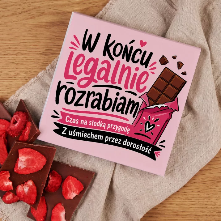 Czekolada Z Truskawkami Na 18 Prezent Dla Kobiety: Słodka Pełnoletność Czekolada Z Truskawkami Na 18 Prezent Dla Kobiety: Słodka Pełnoletność