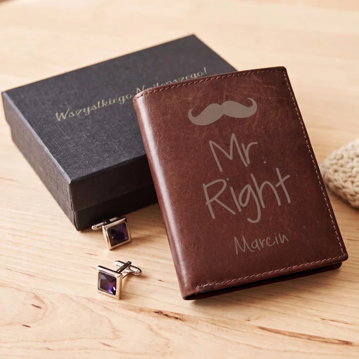 Mr. Right - Portfel skórzany