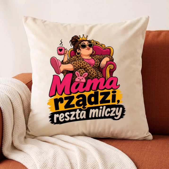 Poduszka Dekoracyjna Na Dzień Matki Prezent Dla Mamy Kobiety: Bezczelna Szefowa Poduszka Dekoracyjna Na Dzień Matki Prezent Dla Mamy Kobiety: Bezczelna Szefowa