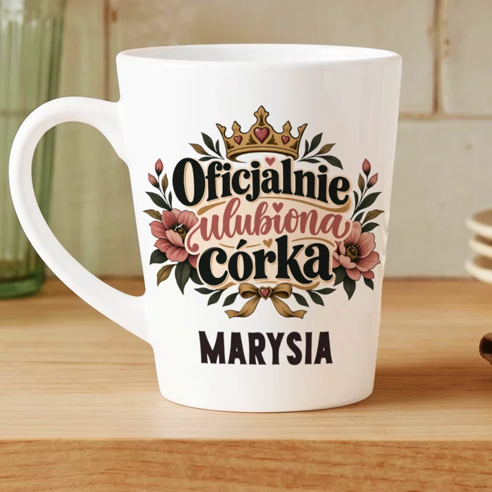 Kubek Personalizowany Dla Córki Prezent Dla Kobiety: Oficjalnie Ulubiona Córka