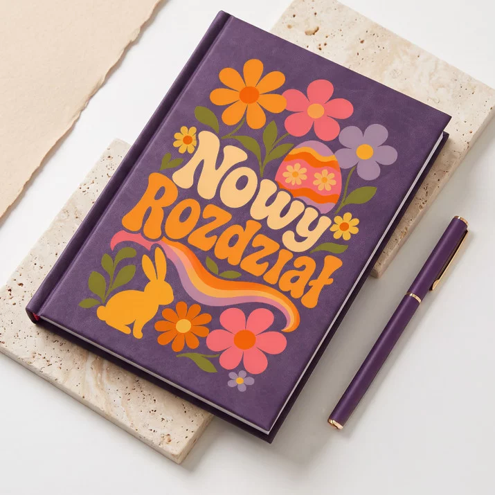 Notatnik A5 Na Wielkanoc Prezent Dla Kobiety: Kobiecy Rozkwit Retro Notatnik A5 Na Wielkanoc Prezent Dla Kobiety: Kobiecy Rozkwit Retro