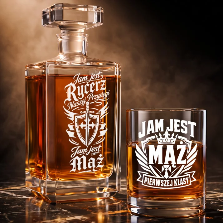 Zestaw Do Whisky Na Pierwszą Rocznicę Ślubu Prezent Na Walentynki Dla Mężczyzny: Rycerska Przysięga Zestaw Do Whisky Na Pierwszą Rocznicę Ślubu Prezent Na Walentynki Dla Mężczyzny: Rycerska Przysięga
