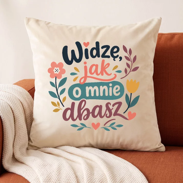 Poduszka Dekoracyjna Dla Mamy Prezent Na Dzień Mamy Dla Kobiety: Czuła Więź