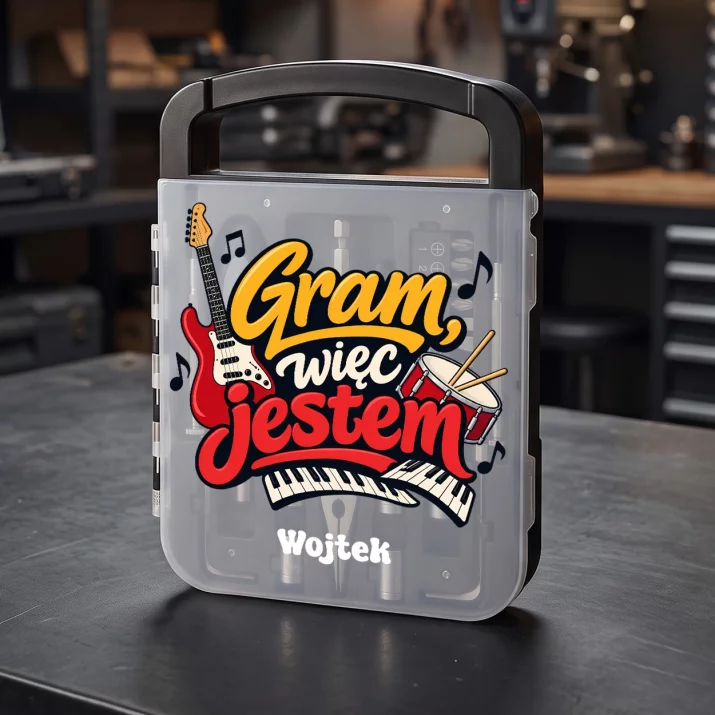 Zestaw Narzędzi Dla Muzyka Prezent Dla Mężczyzny: Gram, Więc Jestem Zestaw Narzędzi Dla Muzyka Prezent Dla Mężczyzny: Gram, Więc Jestem