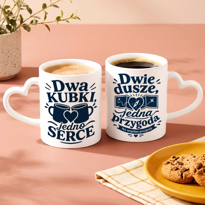 Zestaw Kubków Dla Pary Młodej Prezent Na Ślub Dla Pary: Kapitański Duet Zestaw Kubków Dla Pary Młodej Prezent Na Ślub Dla Pary: Kapitański Duet