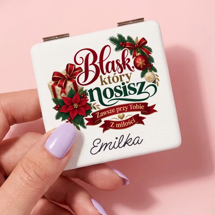 Lusterko Kieszonkowe Na Święta Bożego Narodzenia Prezent Dla Kobiety: Blask, Który Nosisz