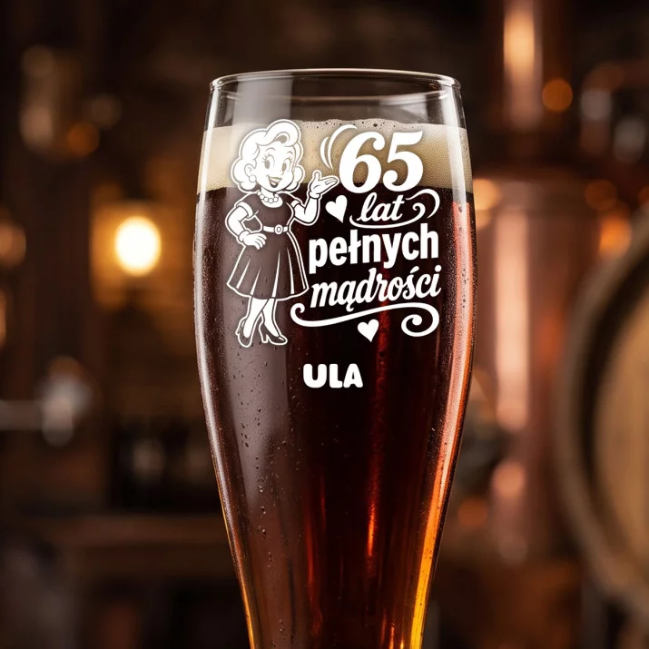 Szklanka Do Piwa Dla 65 Latki Prezent Na 65 Urodziny Dla Kobiety: 65 Lat Pełnych Mądrości Szklanka Do Piwa Dla 65 Latki Prezent Na 65 Urodziny Dla Kobiety: 65 Lat Pełnych Mądrości