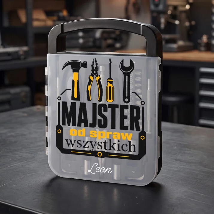 Zestaw Narzędzi Dla Majsterkowicza Prezent Dla Mężczyzny: Majster Od Spraw Zestaw Narzędzi Dla Majsterkowicza Prezent Dla Mężczyzny: Majster Od Spraw