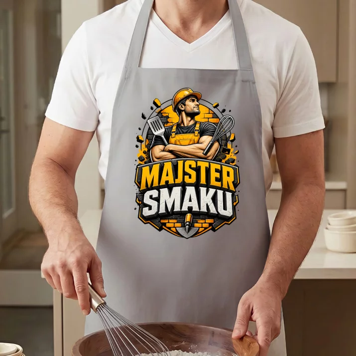 Fartuch Dla Budowlańca Prezent Dla Mężczyzny: Majster Smaku