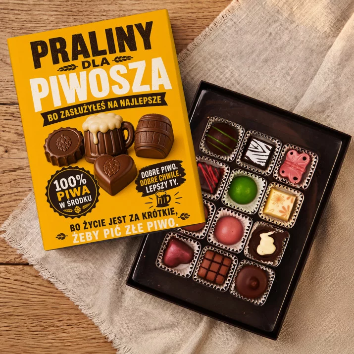 Czekoladki Dla Piwosza Prezent Dla Mężczyzny: Praliny Dla Piwosza Czekoladki Dla Piwosza Prezent Dla Mężczyzny: Praliny Dla Piwosza