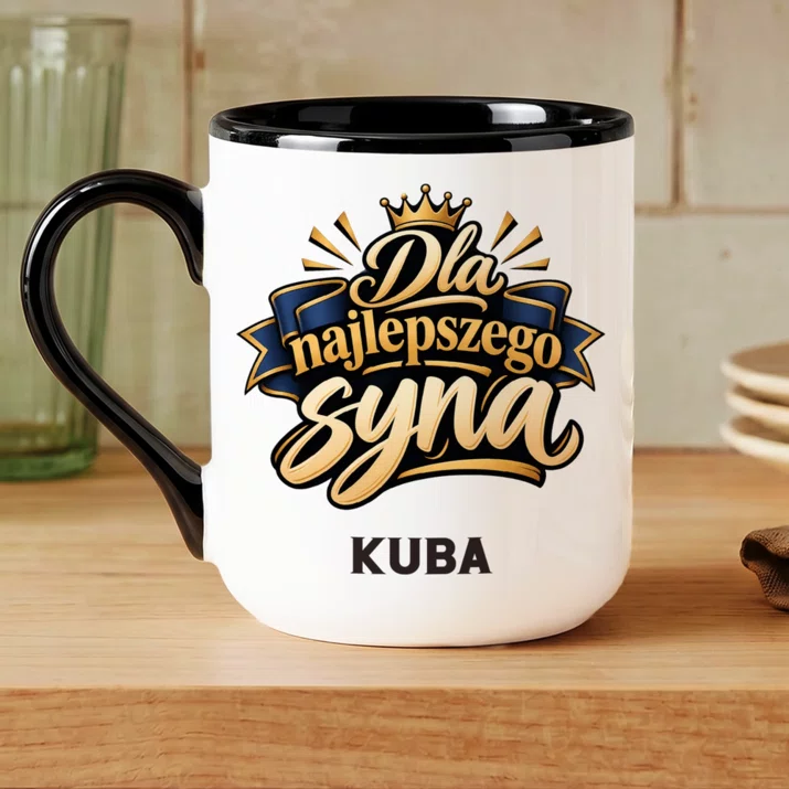 Kubek Personalizowany Dla Syna Prezent Dla Mężczyzny: Dla Najlepszego Syna