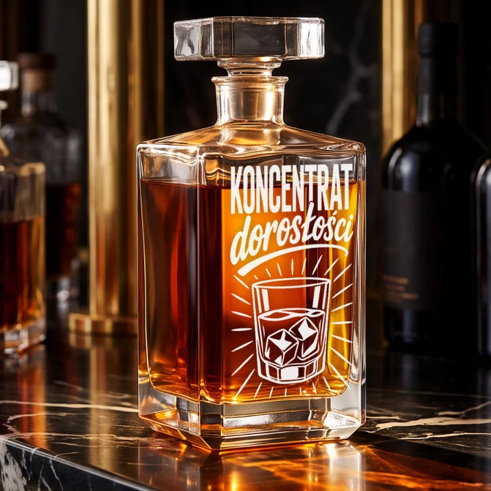 Karafka Do Whisky z Grawerem Na 30 Urodziny Prezent: Koncentrat Dorosłości Karafka Do Whisky z Grawerem Na 30 Urodziny Prezent: Koncentrat Dorosłości