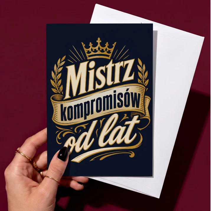 Kartka z Życzeniami Na 55 Rocznicę Ślubu Na Walentynki Dla Mężczyzny: Subtelny Sarkazm Kartka z Życzeniami Na 55 Rocznicę Ślubu Na Walentynki Dla Mężczyzny: Subtelny Sarkazm
