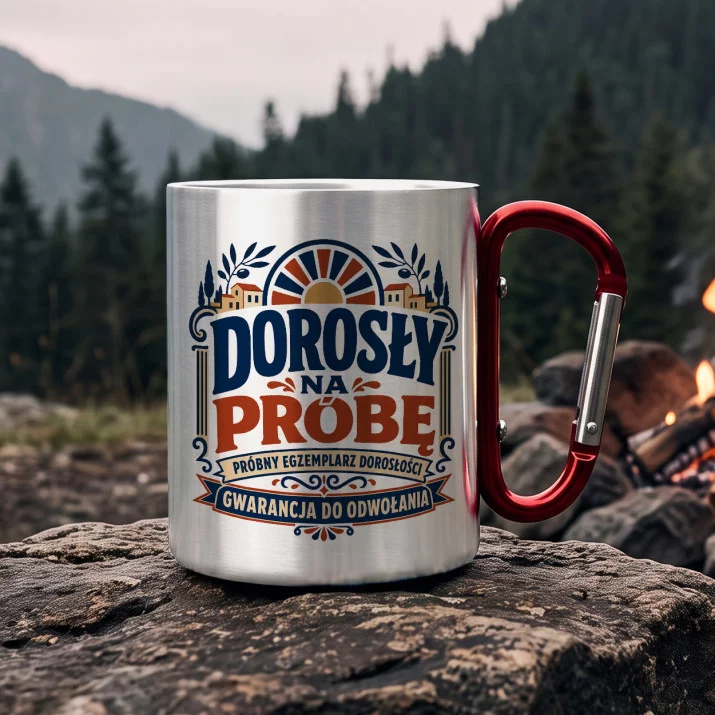 Kubek Metalowy z Karabińczykiem Na 20 Urodziny Prezent Dla 20 Latka Mężczyzny: Retro Śródziemnomorski