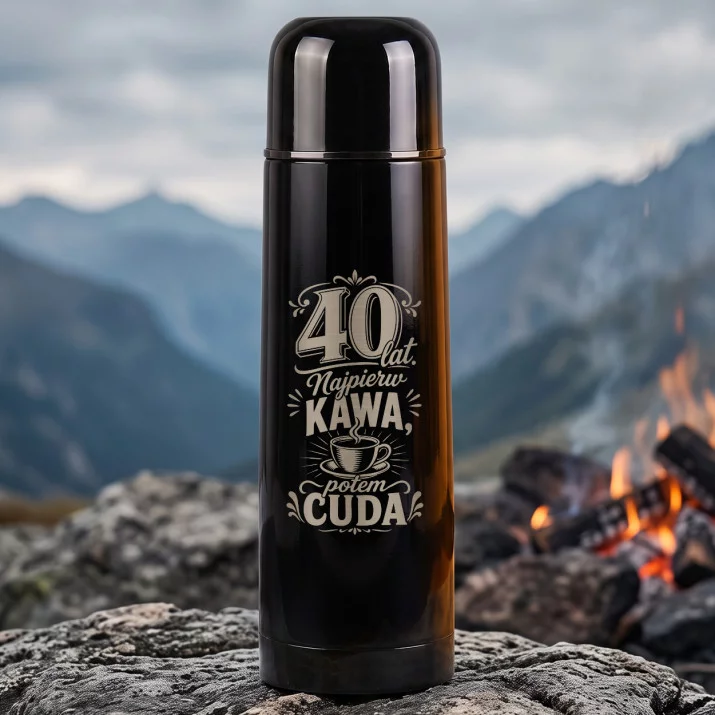 Termos 500ml Na 40 Prezent Na 40 Urodziny Dla Kobiety: 40 Lat. Najpierw Termos 500ml Na 40 Prezent Na 40 Urodziny Dla Kobiety: 40 Lat. Najpierw