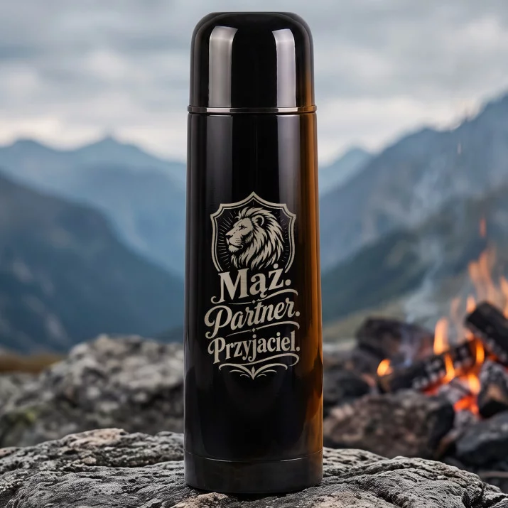 Termos 500ml Na 20 Rocznicę Ślubu Prezent Dla Mężczyzny: Mąż. Partner. Przyjaciel. Termos 500ml Na 20 Rocznicę Ślubu Prezent Dla Mężczyzny: Mąż. Partner. Przyjaciel.
