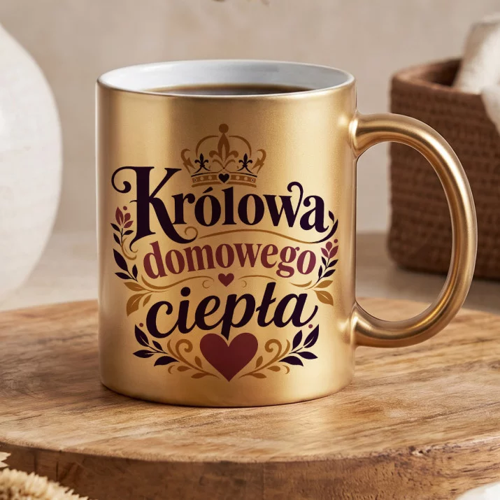 Złoty Kubek Dla Babci Prezent Na Dzień Babci Dla Kobiety: Ciepło I Mądrość Złoty Kubek Dla Babci Prezent Na Dzień Babci Dla Kobiety: Ciepło I Mądrość