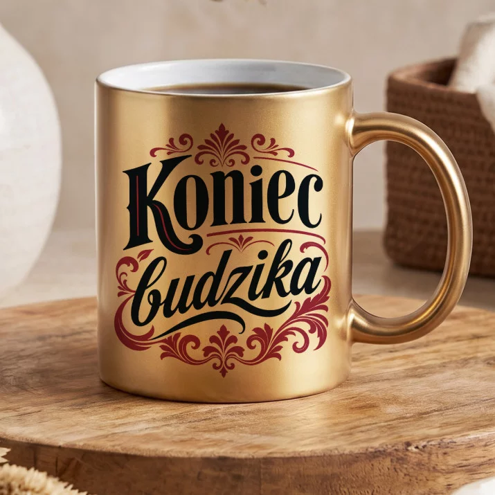 Złoty Kubek Dla Emerytki Prezent Na Emeryturę Dla Kobiety: Wolne Poranki Złoty Kubek Dla Emerytki Prezent Na Emeryturę Dla Kobiety: Wolne Poranki