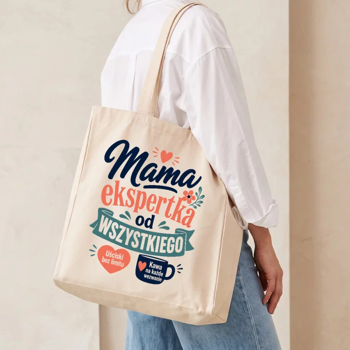 Torba Na Zakupy Na Dzień Mamy Prezent Dla Mamy Kobiety: Mama Z Humorem