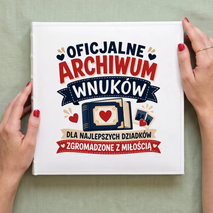 Album Na Zdjęcia Tradycyjny Na Dzień Babci i Dziadka Prezent Dla Babci i Dziadka Pary: Archiwum Wnuków Album Na Zdjęcia Tradycyjny Na Dzień Babci i Dziadka Prezent Dla Babci i Dziadka Pary: Archiwum Wnuków