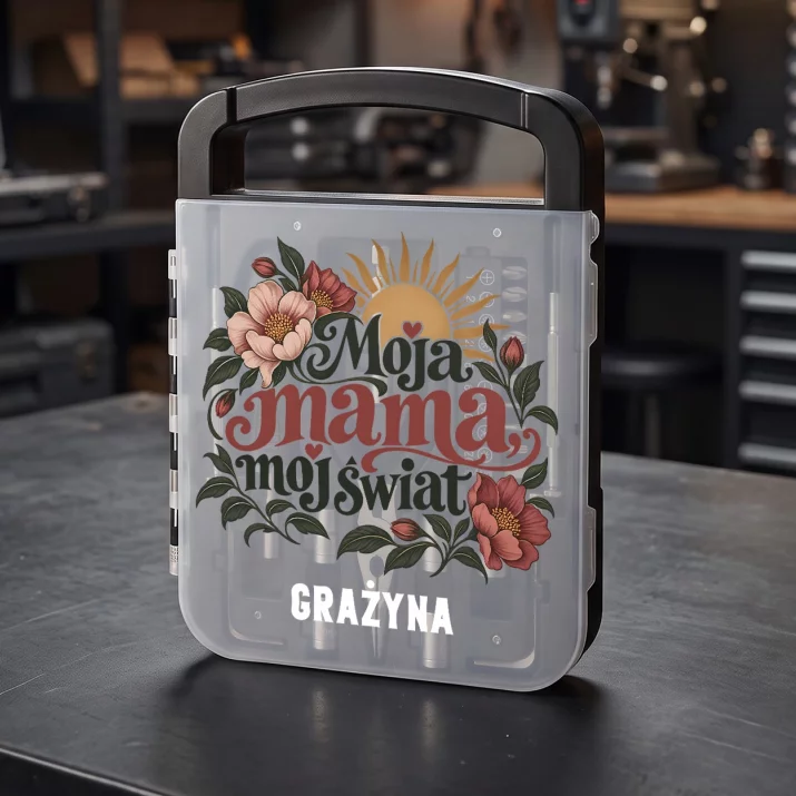 Zestaw Narzędzi Dla Mamy Prezent Na Dzień Mamy Dla Kobiety: Moja Mama, Mój Świat Zestaw Narzędzi Dla Mamy Prezent Na Dzień Mamy Dla Kobiety: Moja Mama, Mój Świat