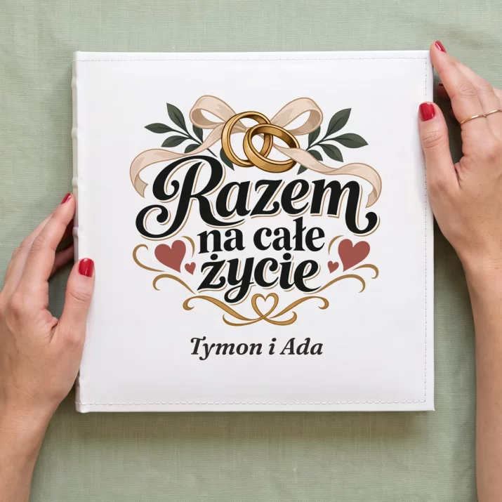 Album Na Zdjęcia Tradycyjny Dla Młodej Pary Zamiast Kwiatów Prezent Na Ślub Dla Pary: Razem Na Całe Życie Album Na Zdjęcia Tradycyjny Dla Młodej Pary Zamiast Kwiatów Prezent Na Ślub Dla Pary: Razem Na Całe Życie