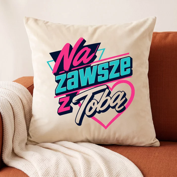 Poduszka Dekoracyjna Na 25 Rocznicę Ślubu Prezent Dla Kobiety: Neonowa Elegancja Miłości Poduszka Dekoracyjna Na 25 Rocznicę Ślubu Prezent Dla Kobiety: Neonowa Elegancja Miłości