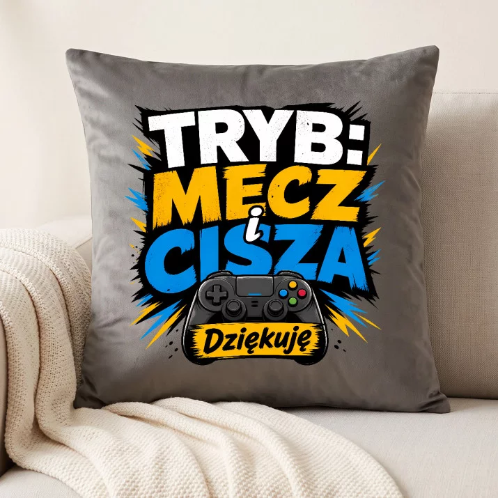 Poduszka Dekoracyjna Dla Niego Prezent Na Walentynki Dla Mężczyzny: Tryb, Mecz I Cisza