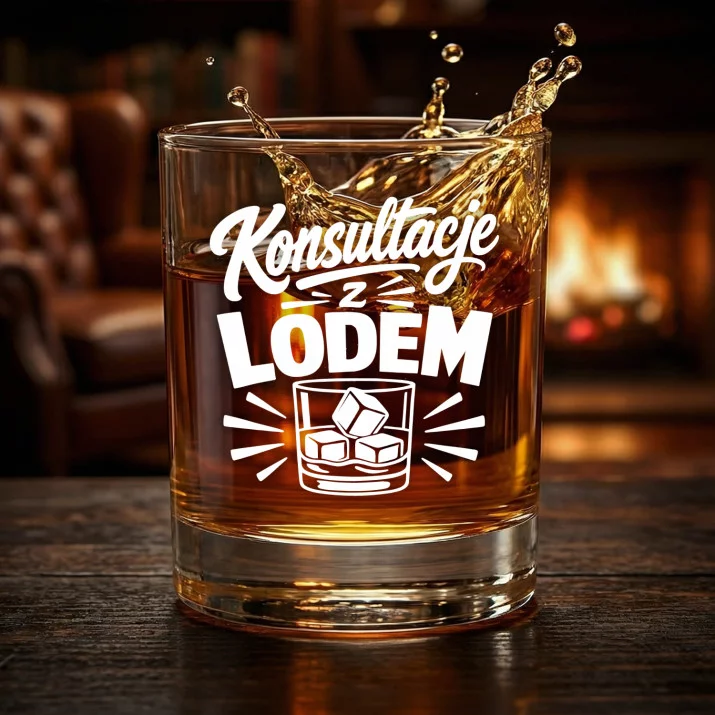 Szklanka Do Whisky Dla Wykładowcy Prezent Dla Mężczyzny: Konsultacje Z Lodem