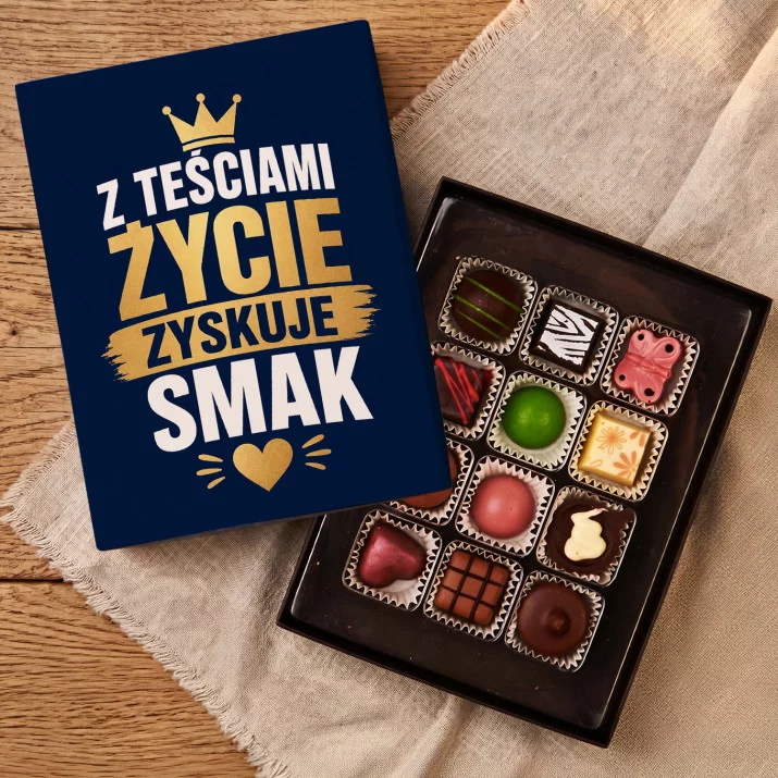 Czekoladki Dla Teściów Prezent : Z Teściami Życie Zyskuje Smak Czekoladki Dla Teściów Prezent : Z Teściami Życie Zyskuje Smak