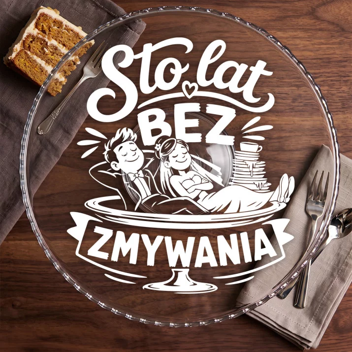 Patera Na Ciasto Na Wesele Prezent Dla Pary Młodej Pary: Humor Przy Stole Patera Na Ciasto Na Wesele Prezent Dla Pary Młodej Pary: Humor Przy Stole