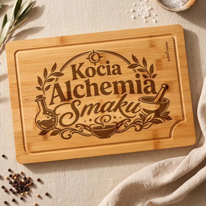 Deska Do Krojenia Dla Kociary Prezent Dla Kobiety: Alchemia Kociej Kuchni