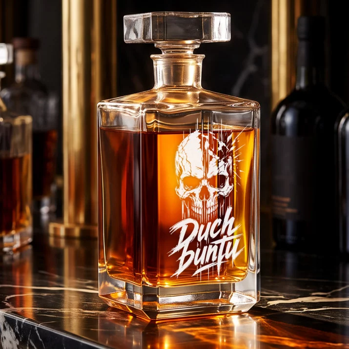 Karafka Do Whisky z Grawerem Na Dzień Chłopaka Prezent Dla Chłopaka: Duch Buntu Karafka Do Whisky z Grawerem Na Dzień Chłopaka Prezent Dla Chłopaka: Duch Buntu