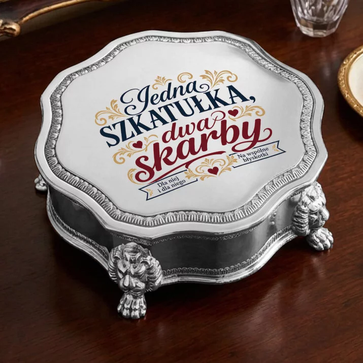 Szkatułka Na Biżuterię Dla Pary Młodej Prezent Na Ślub Dla Pary: Szkatułkowy Duet Szkatułka Na Biżuterię Dla Pary Młodej Prezent Na Ślub Dla Pary: Szkatułkowy Duet